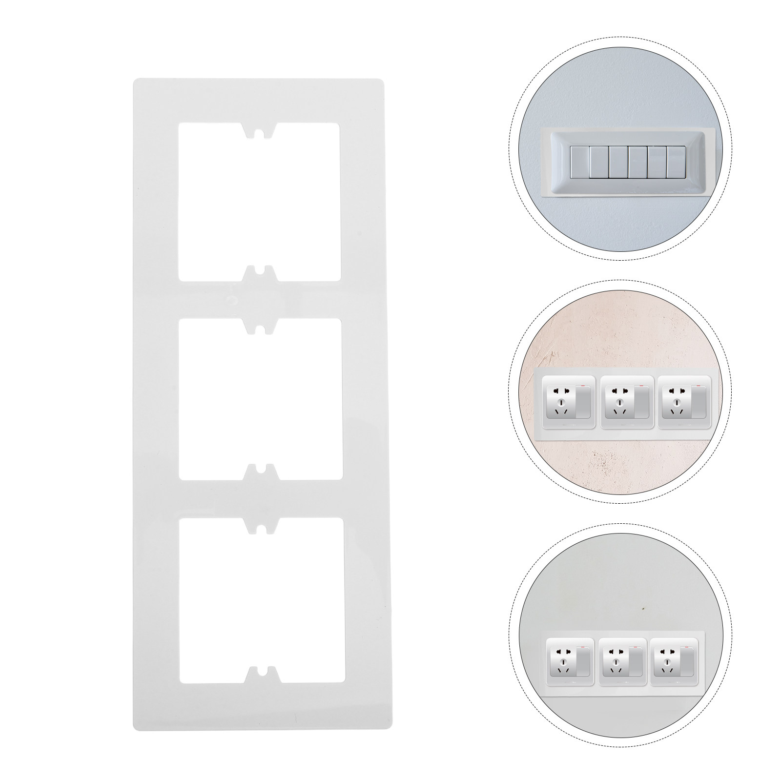Home Decor Outlet - 2Pcs 86 Type Switch Socket Wall
