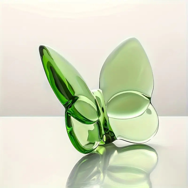 Home Decor Catalog - 1pc, Elegant Crystal Glass Butterfly Desktop