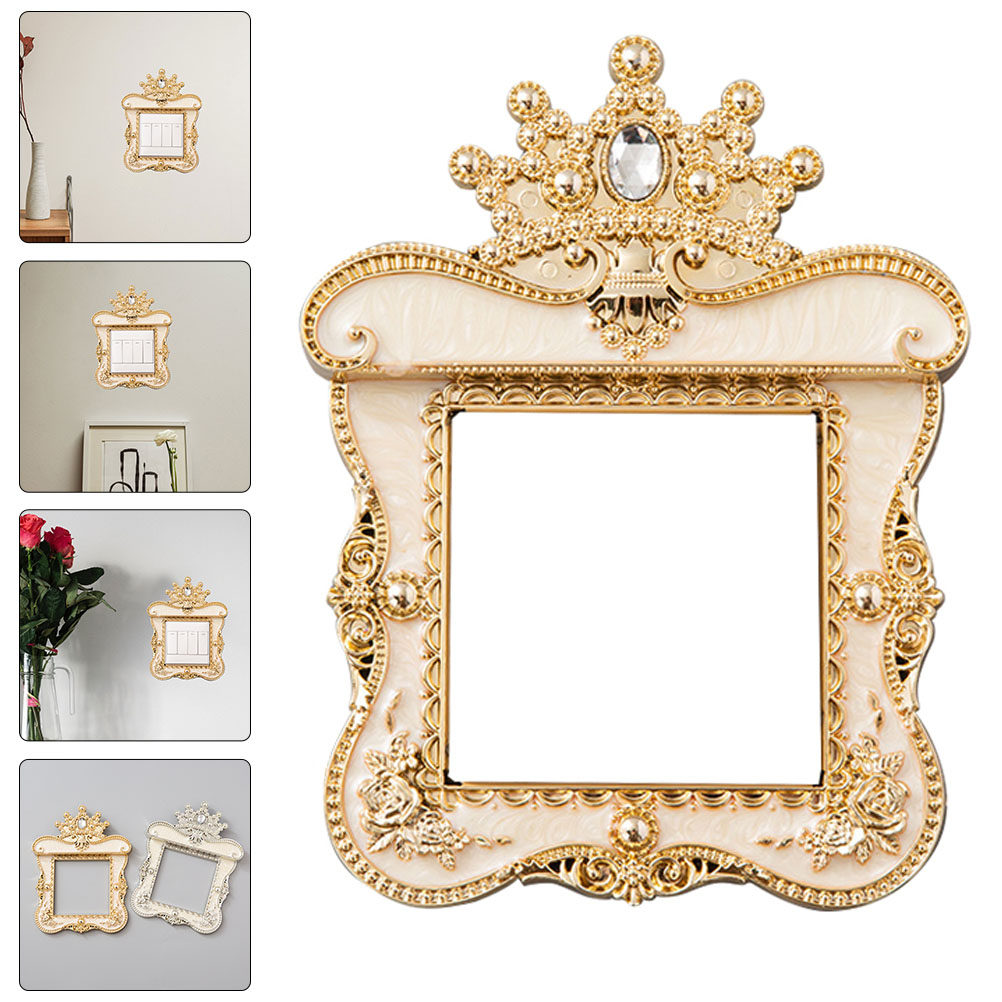 Home Decor Outlet - Rhinestone Wall Outlet Plate Decorative Stickers