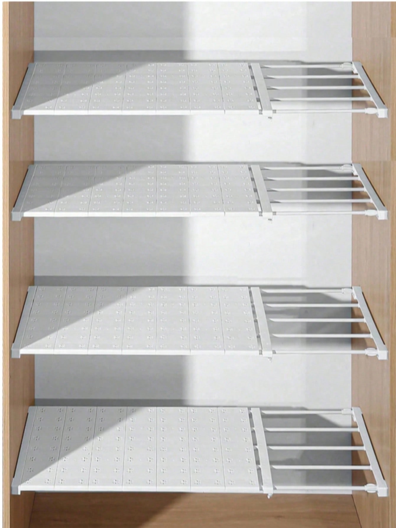 Floating Shelves - 1 Pc Adjustable Closet Tension Shelf