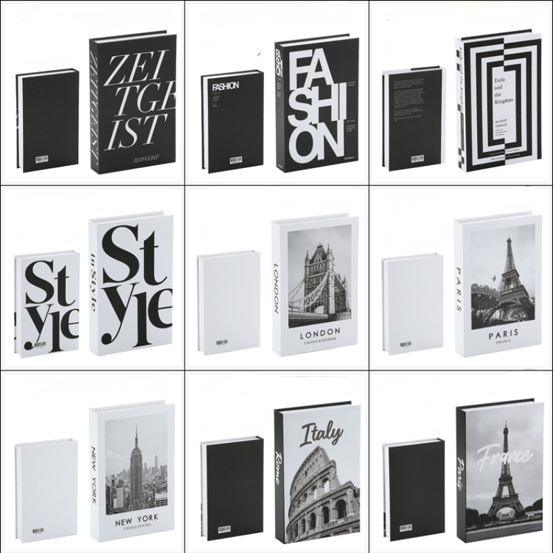 Home Decor Catalog - New Fashion Fake Books for Decoration