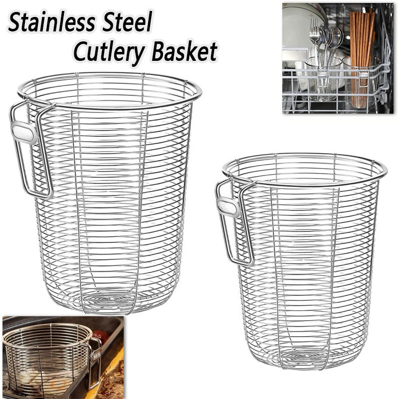 Woven Wall Basket - Kitchen Chopstick Holder Organizer Hanging Wall