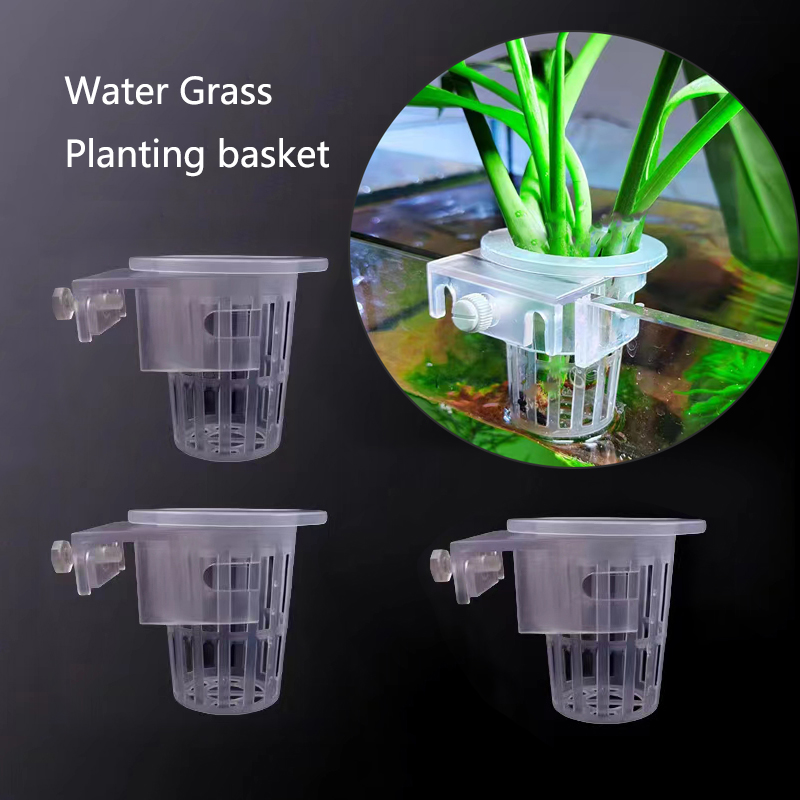 Woven Wall Basket - Aquarium Planting Basket Hydroponic Support Hangable