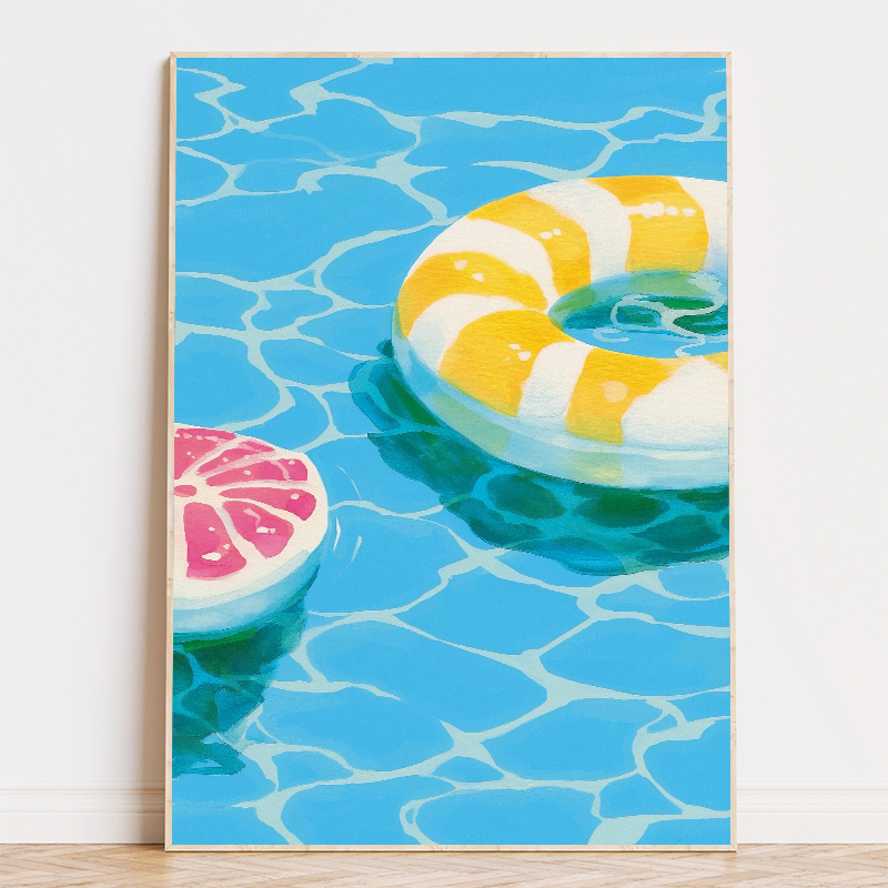 Colorful Pool Float Lifebuoy P - Floating Shelves ulasan dan harga