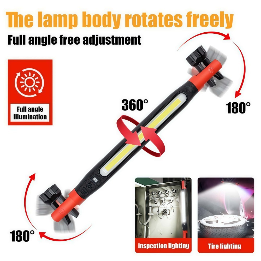 COB LED Work Light USB Recharg - Led Strip Lights ulasan dan harga