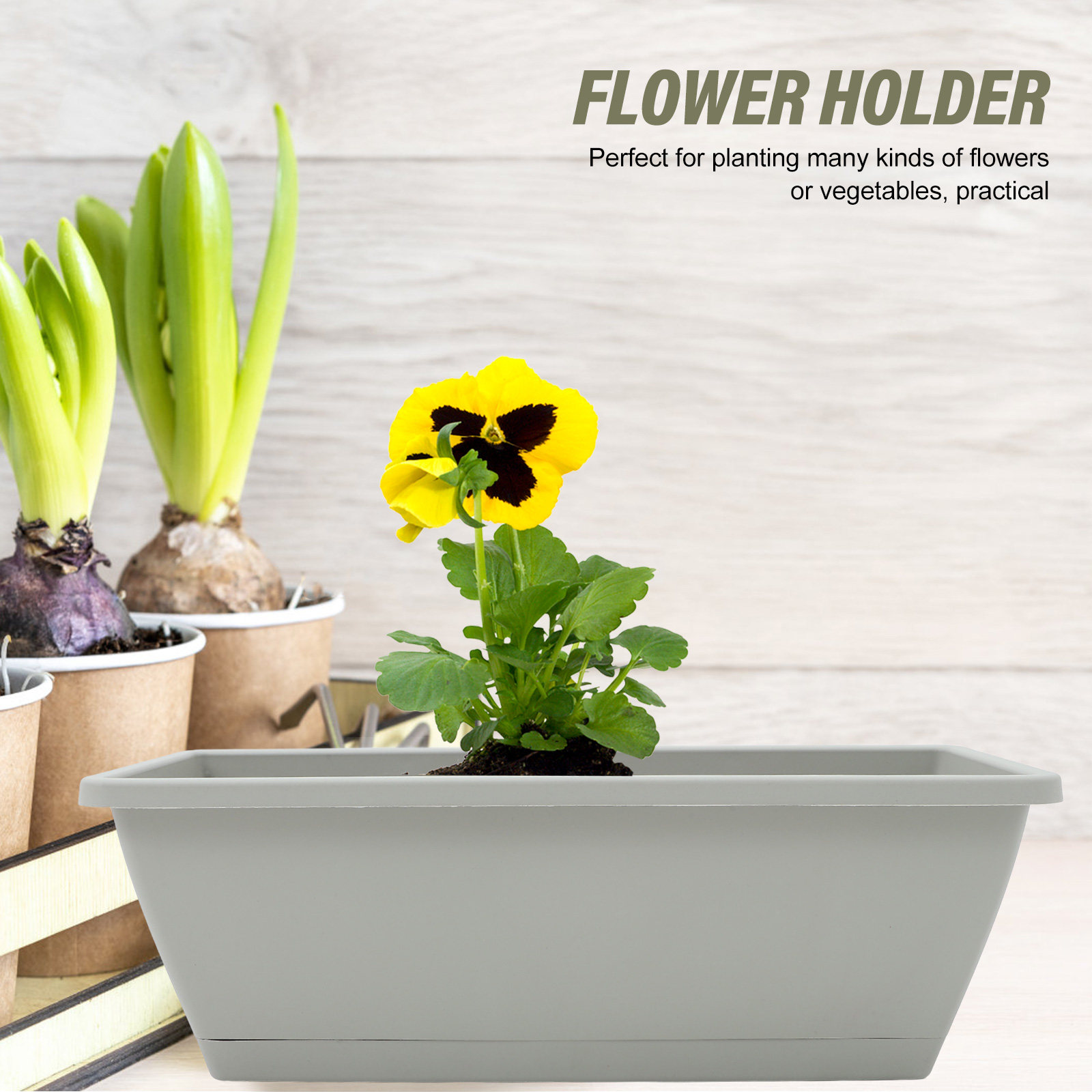 4Sets Windowsill Planter Box V - Succulent Planter Pot ulasan dan harga