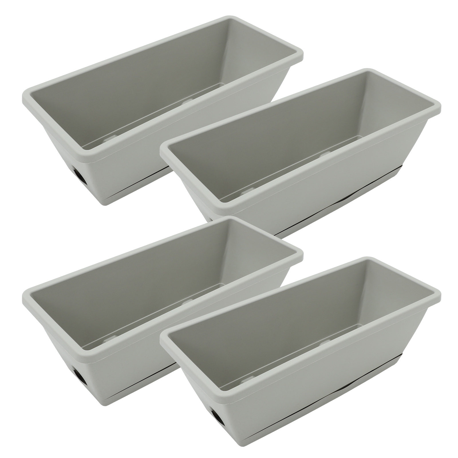 4Sets Windowsill Planter Box V - Succulent Planter Pot ulasan dan harga