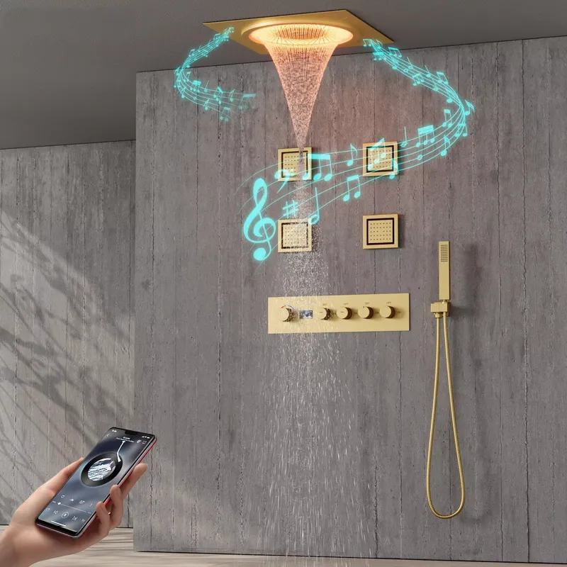 Smart LED Shower Set Bathroom  - Home Decor Luxury ulasan dan harga