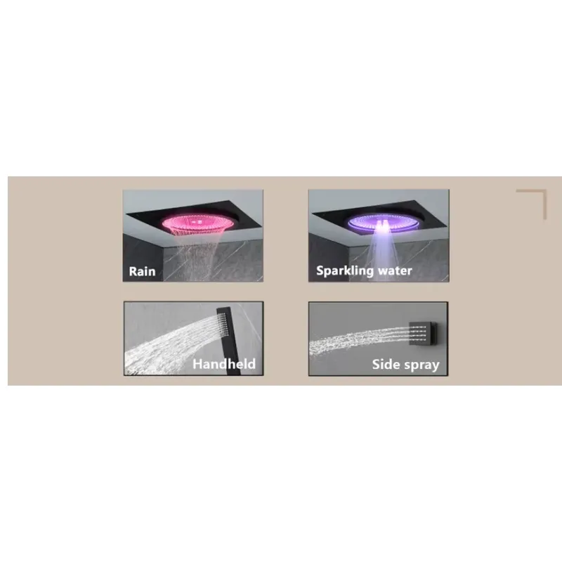 Smart LED Shower Set Bathroom  - Home Decor Luxury ulasan dan harga