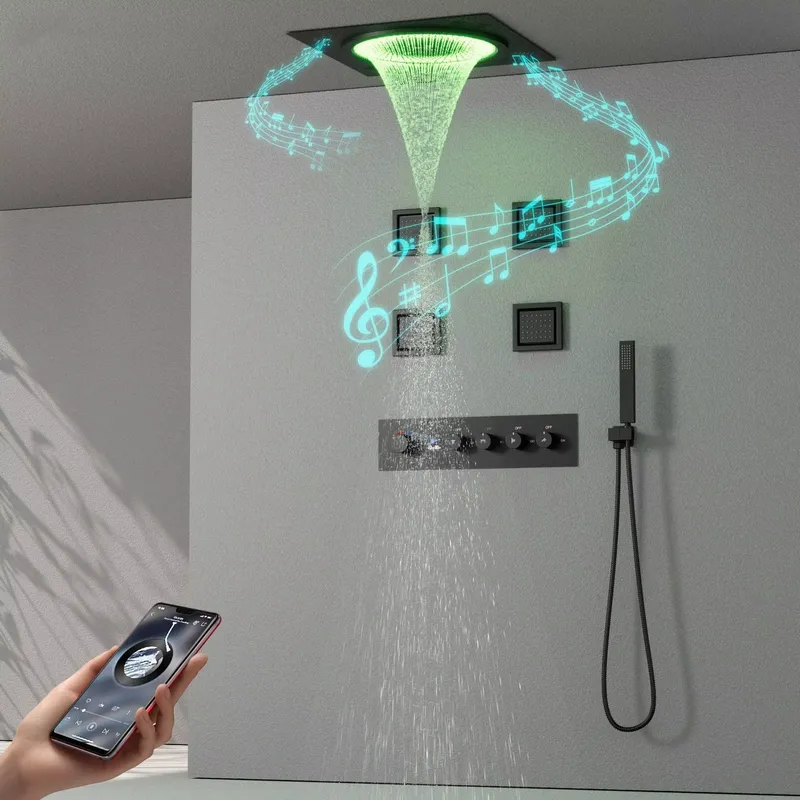 Smart LED Shower Set Bathroom  - Home Decor Luxury ulasan dan harga