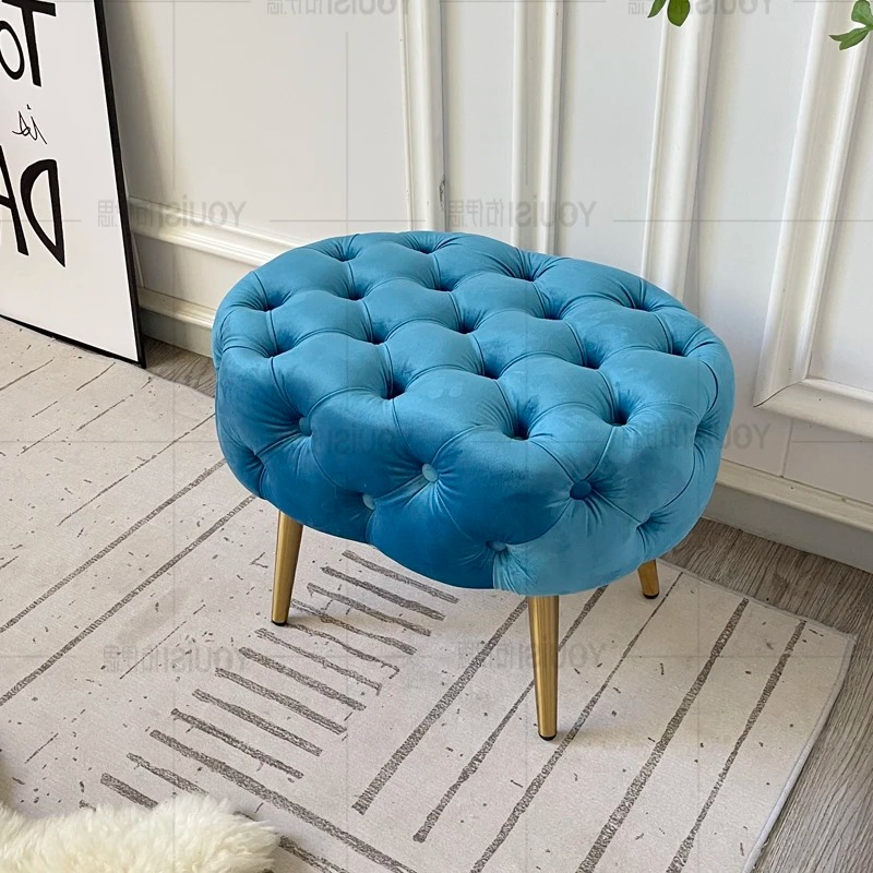 Cute Soft Foot Stool Fashion C - Home Decor Aesthetic ulasan dan harga