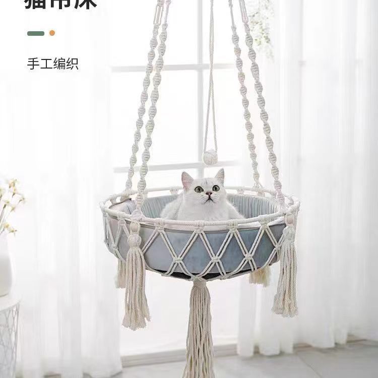 Winter Cat Window Perch, Cat H - Woven Wall Basket ulasan dan harga