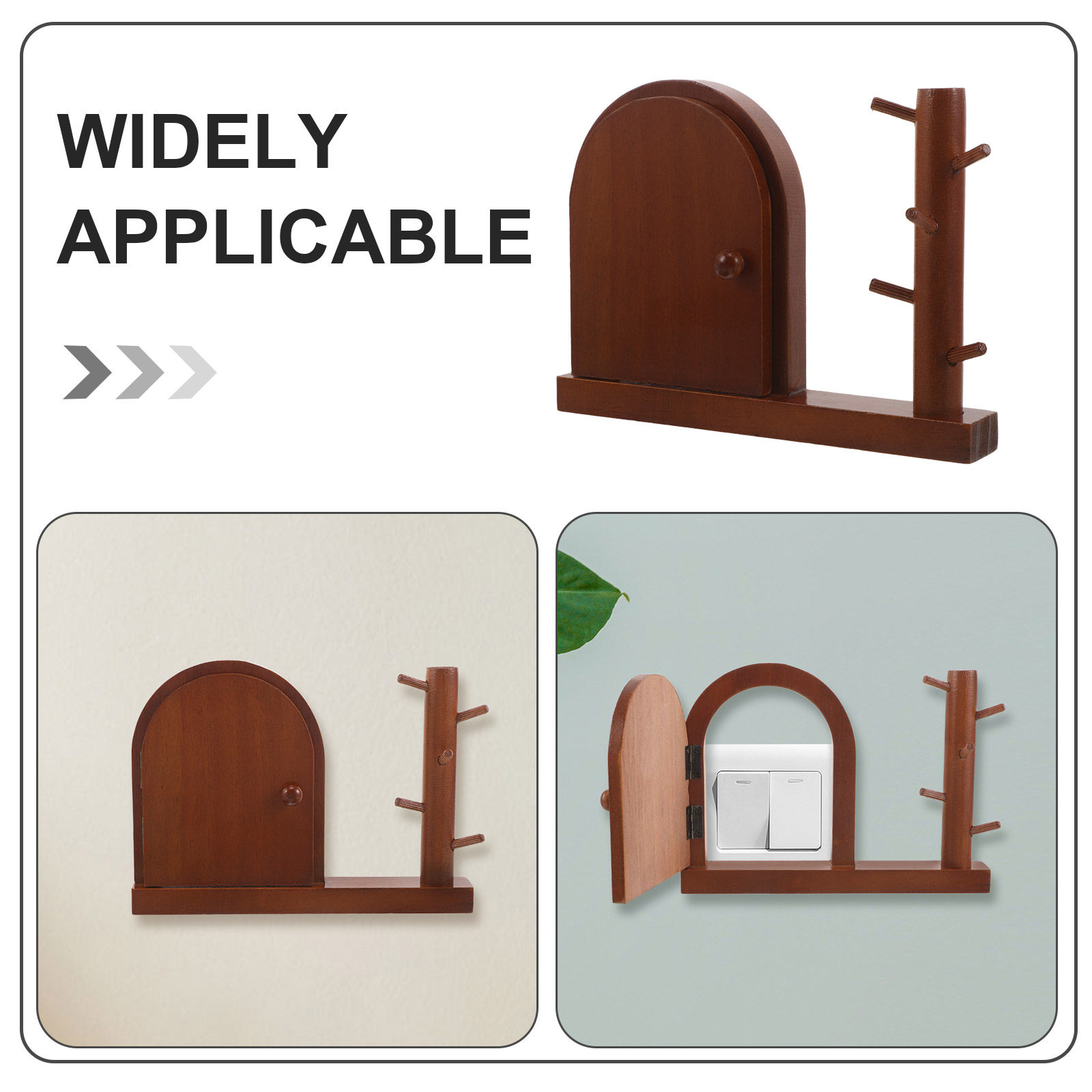 Real Wood Switch Socket Protec - Home Decor Outlet ulasan dan harga