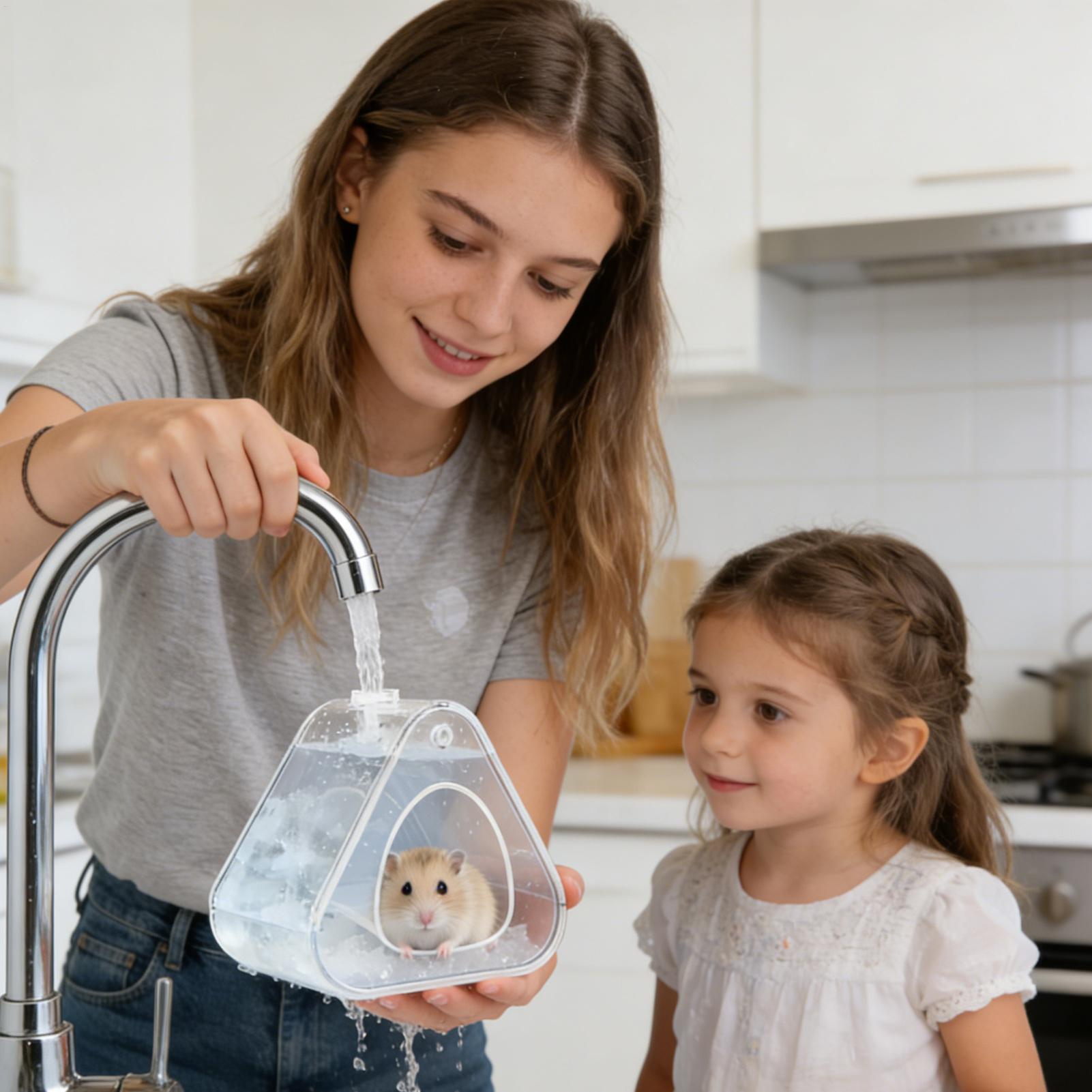 Hamster Cooler House Full Tran - Home Decor Habitat ulasan dan harga