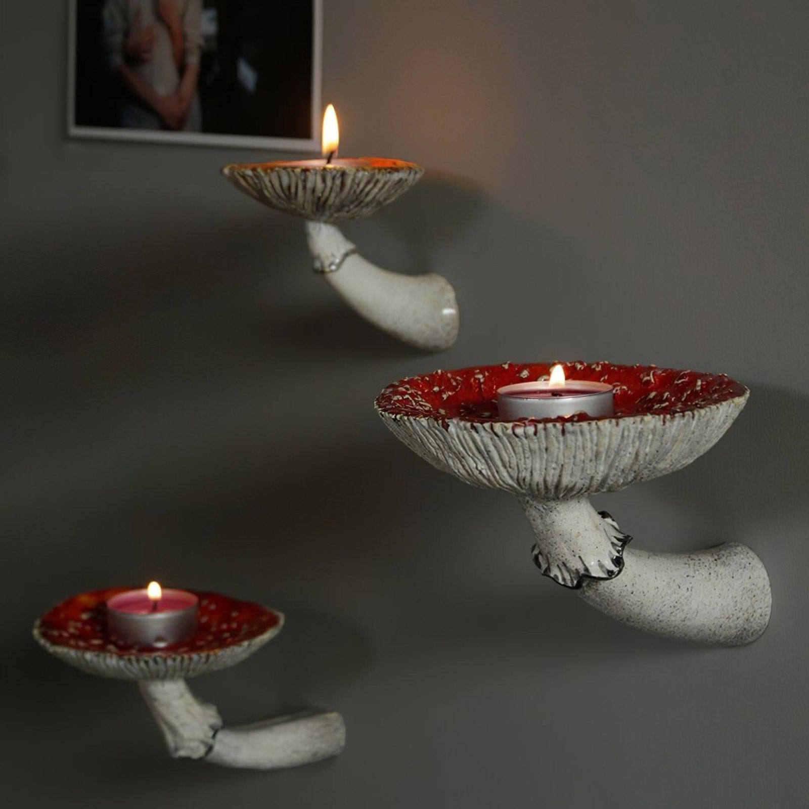 2024 Creative Resin Mushroom-H - Floating Shelves ulasan dan harga