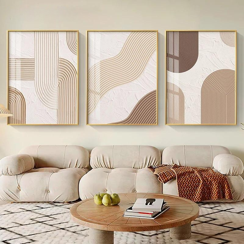 Póster moderno nórdico con lín - Home Decor Japandi ulasan dan harga