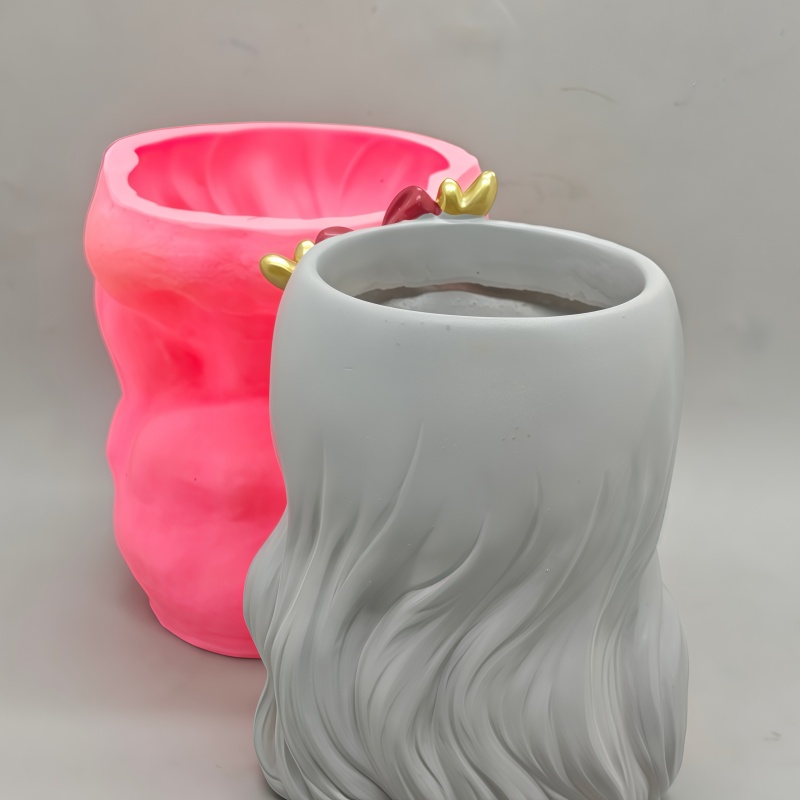 2026 Silicone Mold for Cement  - Succulent Planter Pot ulasan dan harga