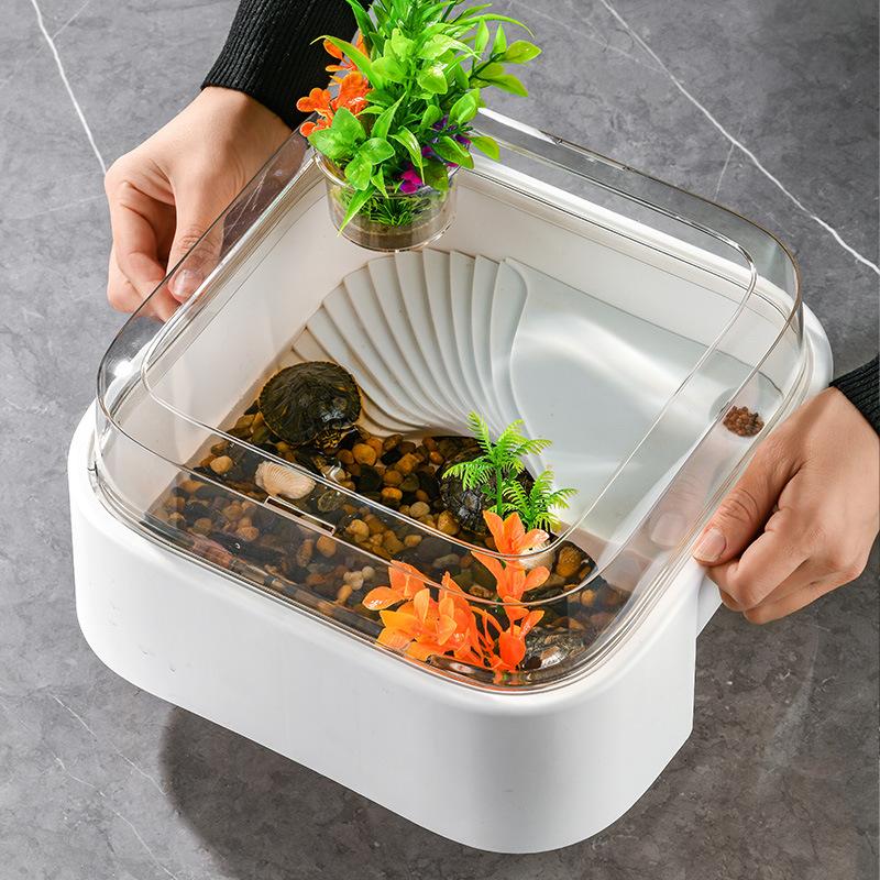 Transparent Turtle Tank Habita - Home Decor Habitat ulasan dan harga