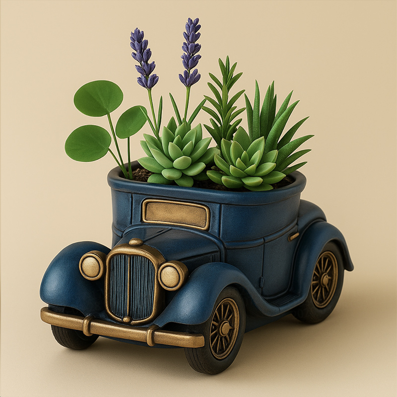 3D Vintage Bus Car Succulent P - Succulent Planter Pot ulasan dan harga