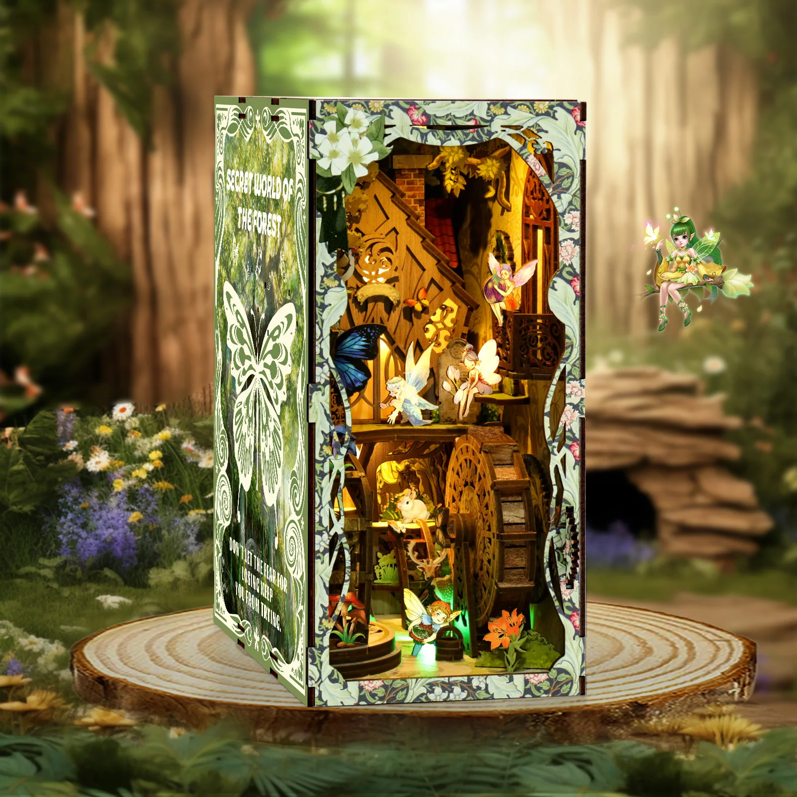 Cool DIY Book Nook Miniature H - Home Decor Catalog ulasan dan harga