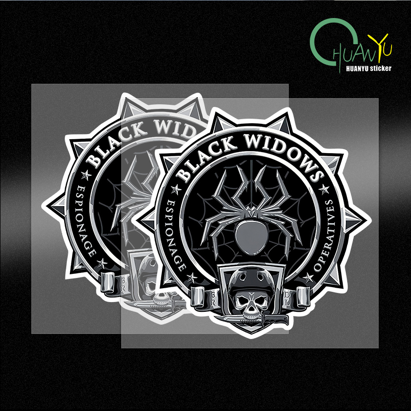 Black Widows Wallstickers Skul - Home Decor Outlet ulasan dan harga