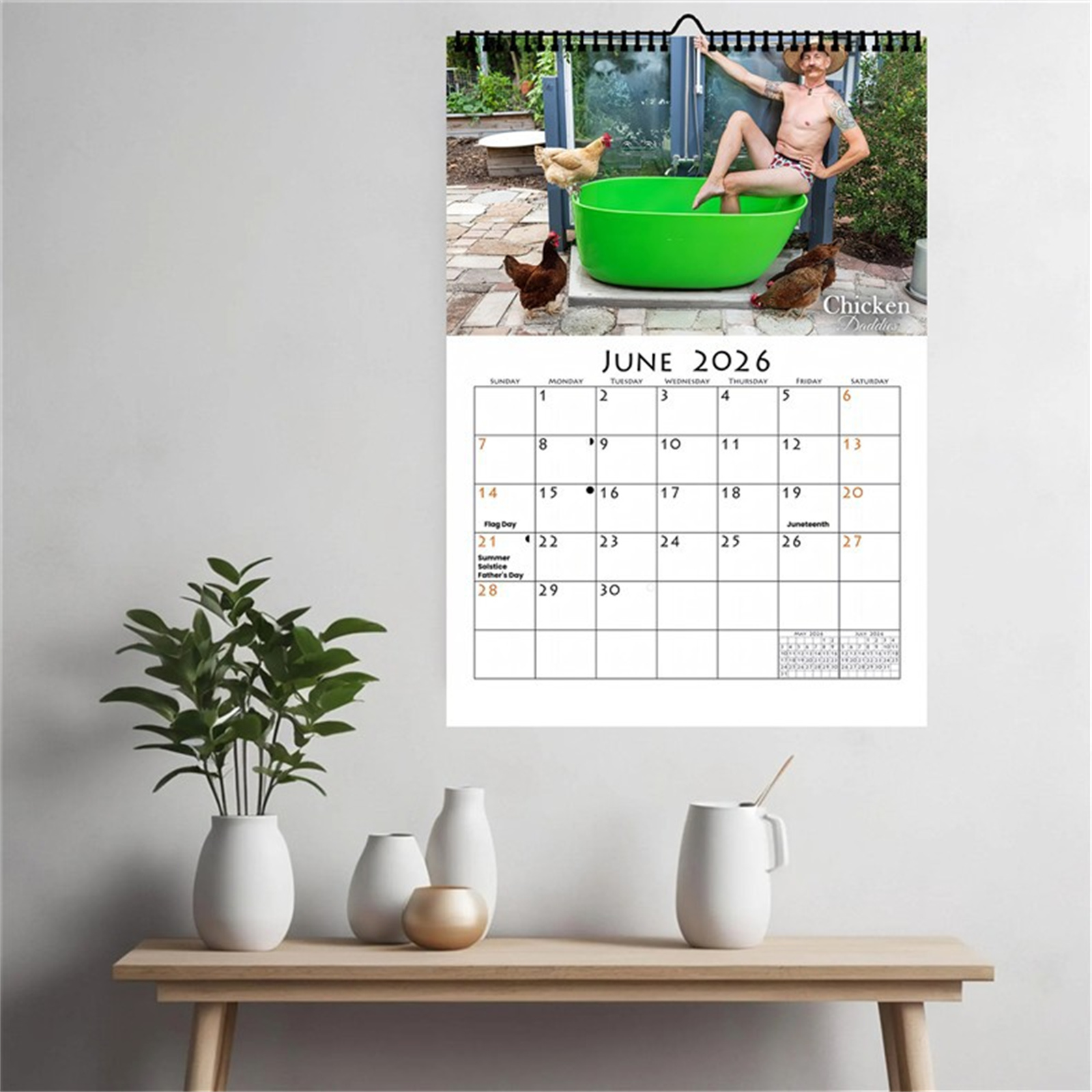 2026 Funny Chicken Daddy Wall  - Home Decor Trends ulasan dan harga