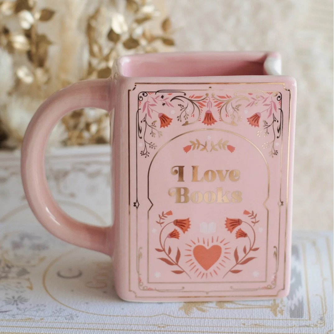 Book Shaped Ceramic Mug With H - Home Decor Catalog ulasan dan harga