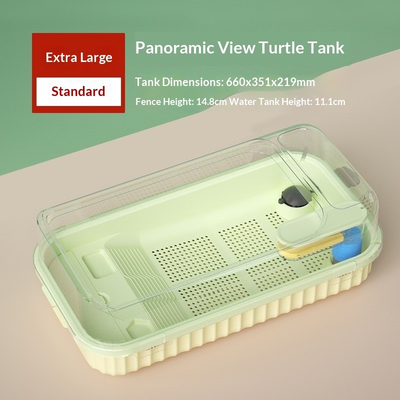 Turtle Aquarium Tank Fish Pet  - Home Decor Habitat ulasan dan harga