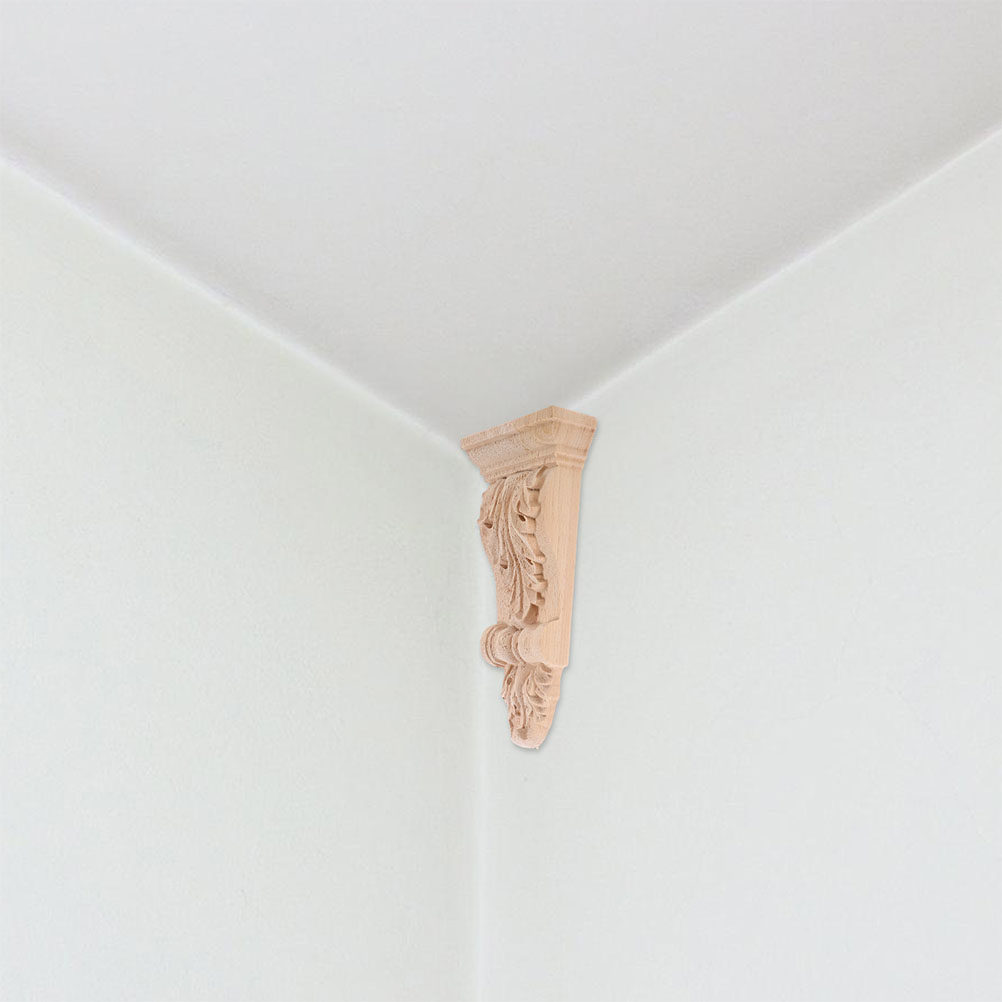 2Pcs Solid Wood Corbels Unpain - Floating Shelves ulasan dan harga