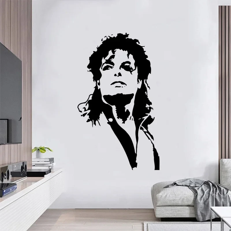 Vinyl MJ Music singer Wall Sti - Home Decor Vinyl Flooring ulasan dan harga