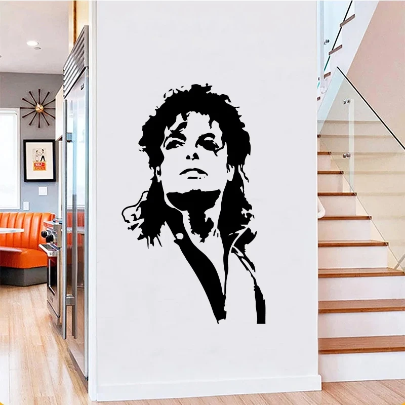 Vinyl MJ Music singer Wall Sti - Home Decor Vinyl Flooring ulasan dan harga