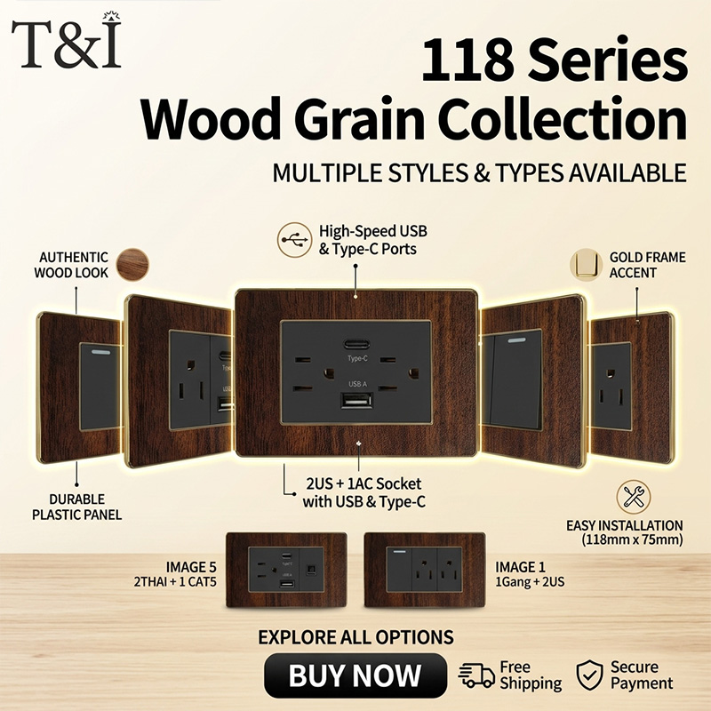 Vintage Wood Grain Wall Plate  - Home Decor Outlet ulasan dan harga