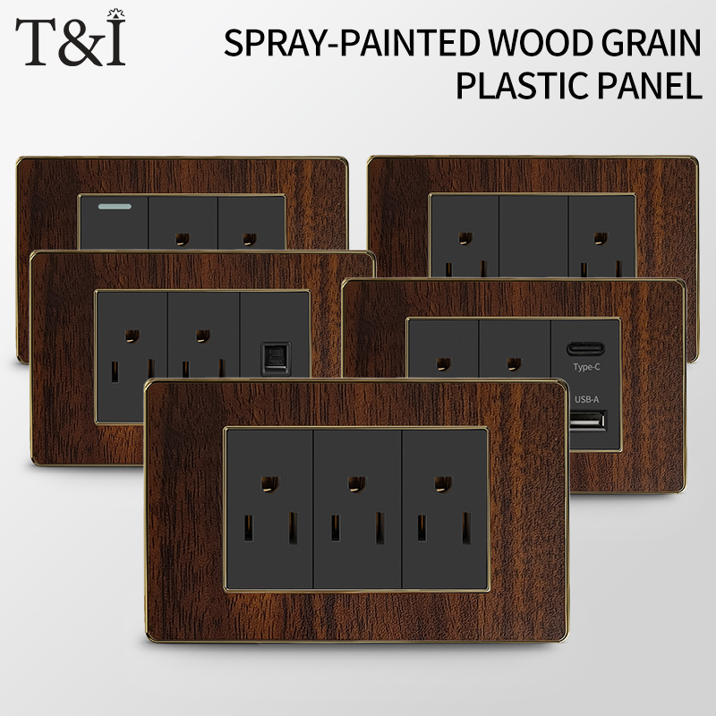 Vintage Wood Grain Wall Plate  - Home Decor Outlet ulasan dan harga