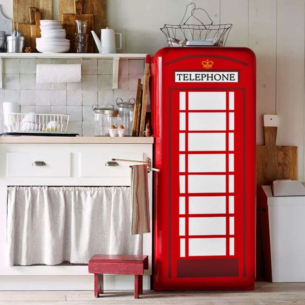 Retro Graffiti Fridge Door Mur - Home Decor On Sale ulasan dan harga