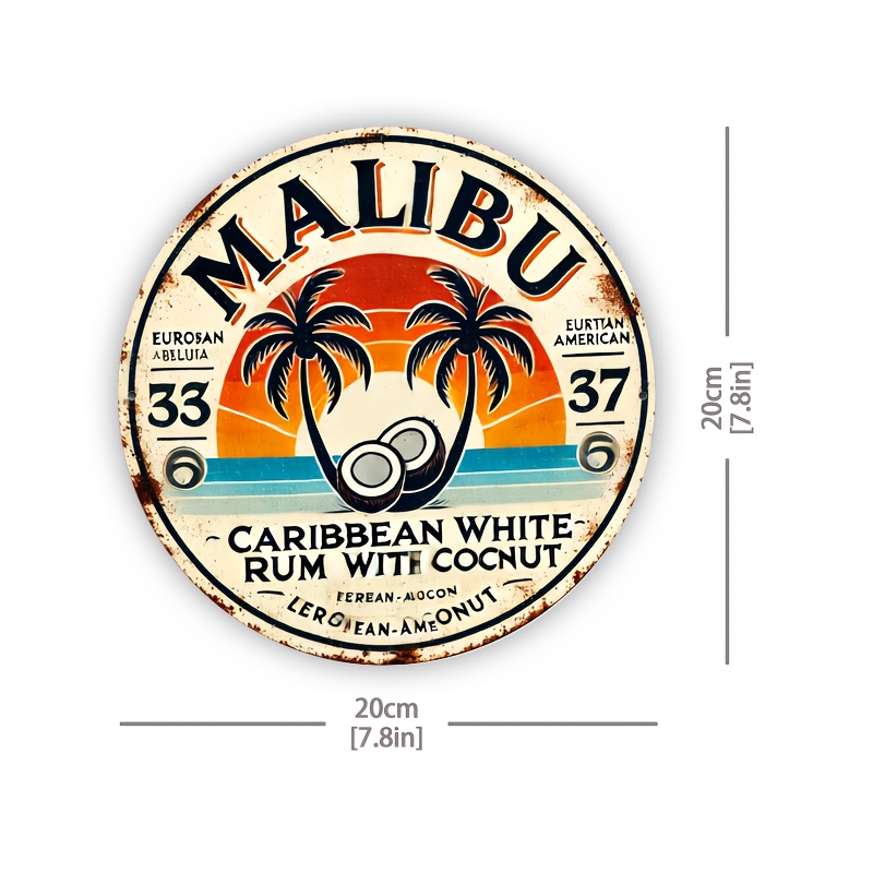 Vintage Malibu Rum Coconut Alu - Home Decor Trends ulasan dan harga