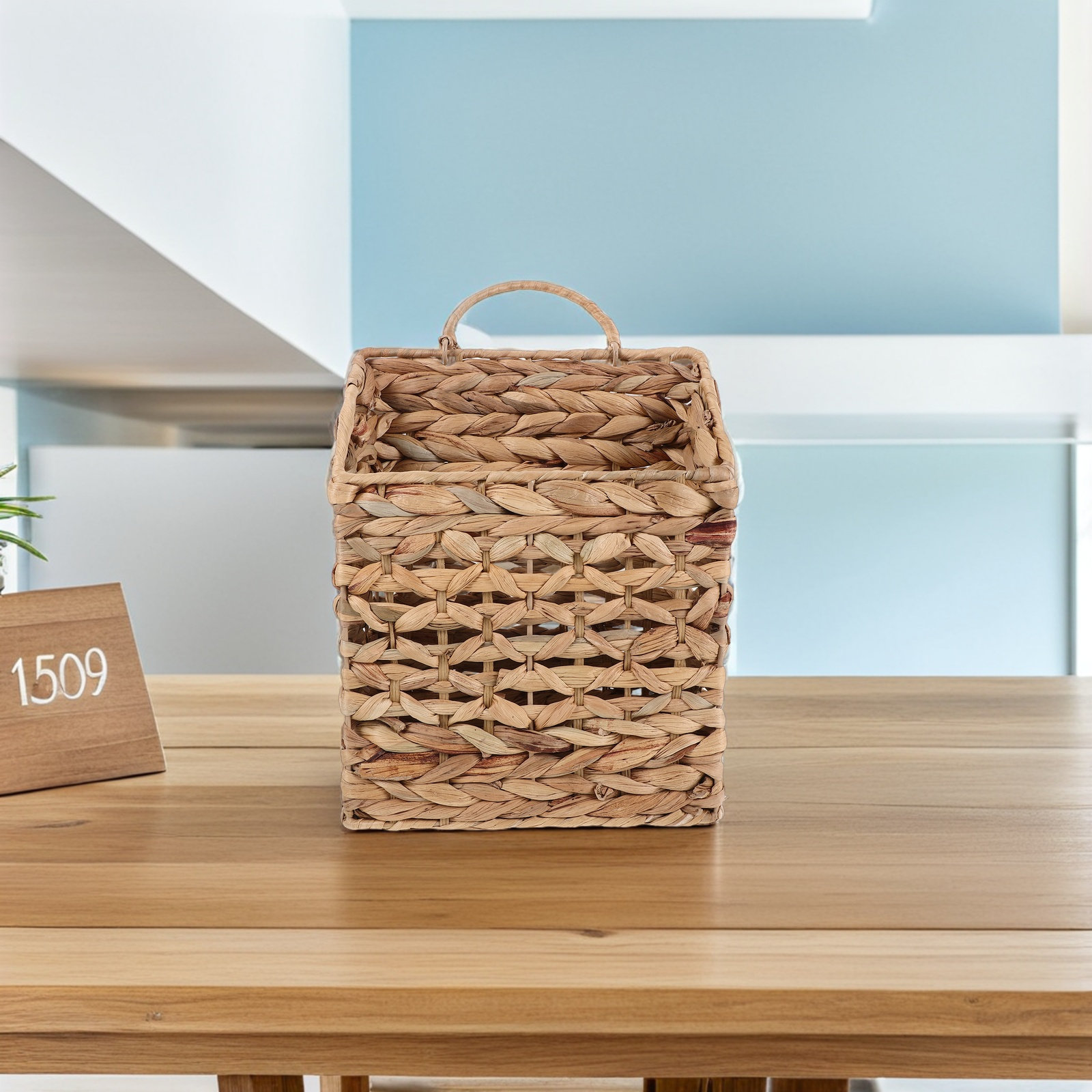 Woven Hanging Wall Basket Ratt - Woven Wall Basket ulasan dan harga
