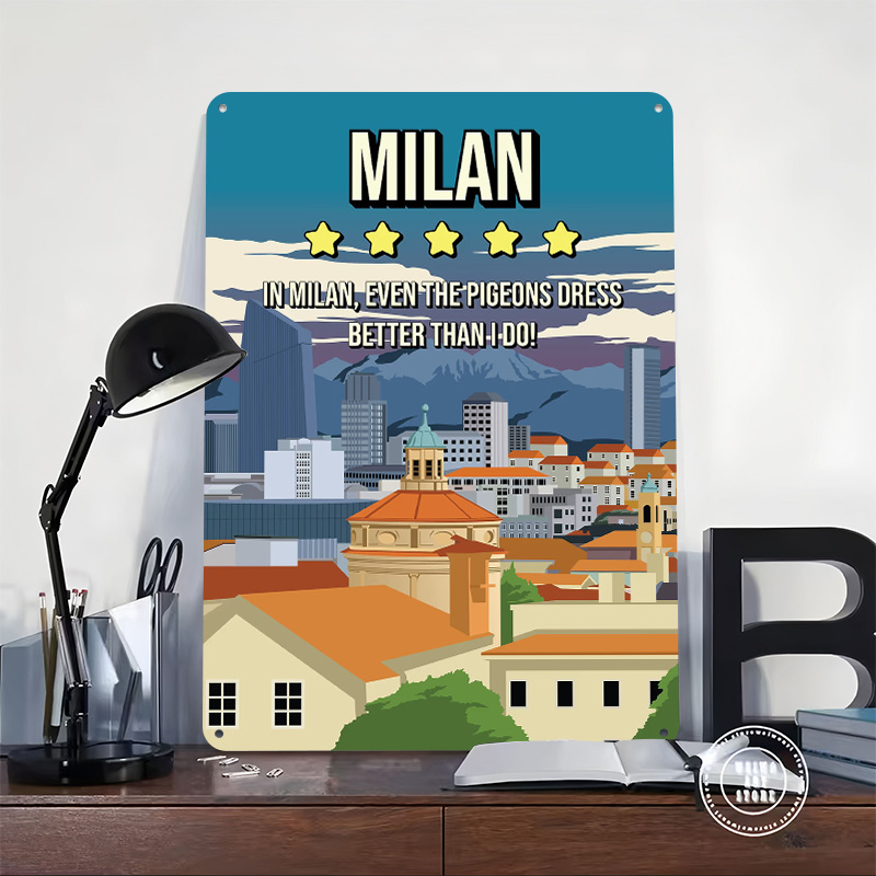 Milan Funny Review Cityscape T - Review Home Decor ulasan dan harga