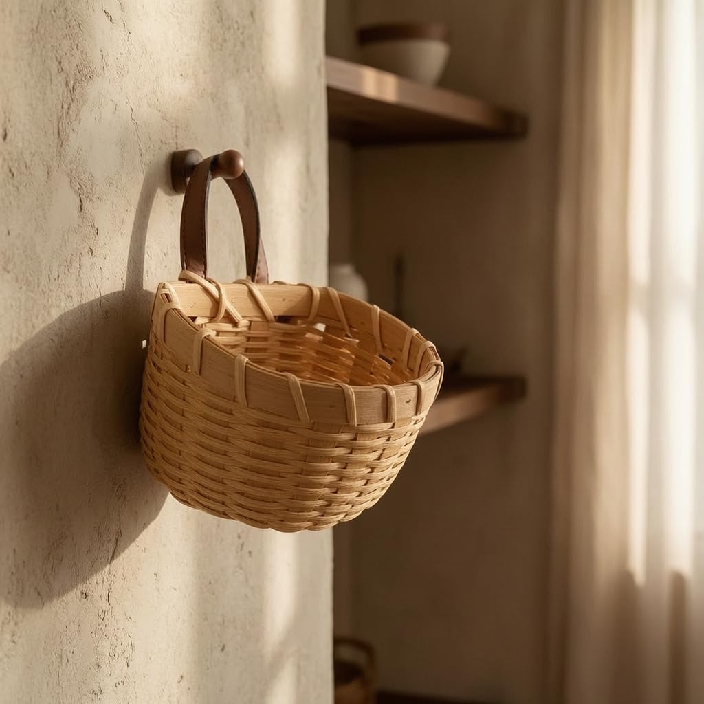 Wall-Mounted Woven Storage Bas - Woven Wall Basket ulasan dan harga