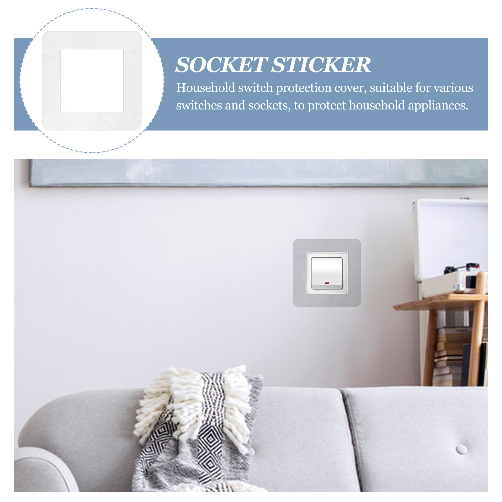 5Pcs Acrylic Light Switch Cove - Home Decor Outlet ulasan dan harga