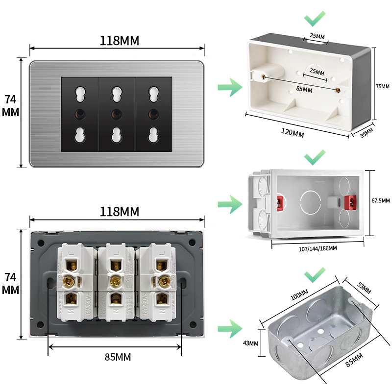 ELEGAN Black Stainless Panel I - Home Decor Outlet ulasan dan harga