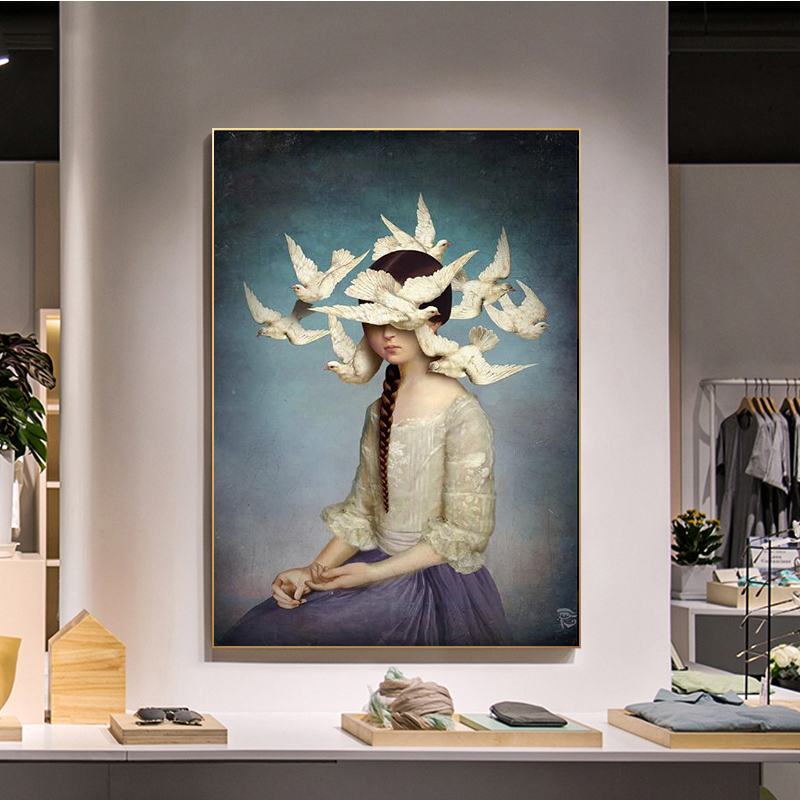 Frameless Nordic Modern Contra - Home Decor Japandi ulasan dan harga