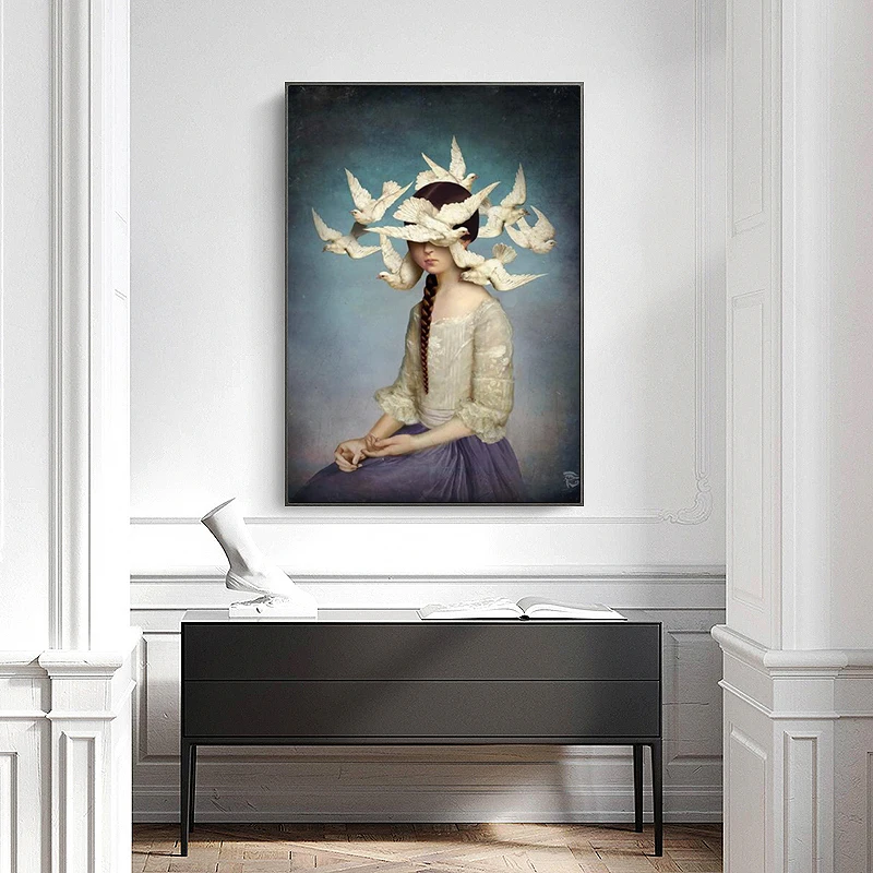 Frameless Nordic Modern Contra - Home Decor Japandi ulasan dan harga