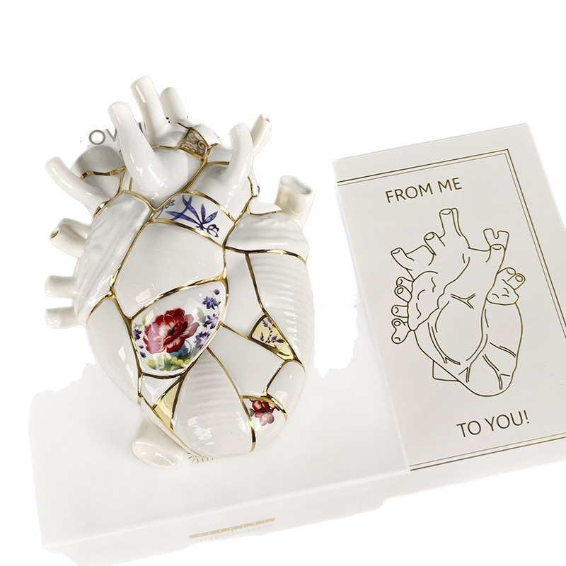 Heart vase Living room wine ca - Home Decor Luxury ulasan dan harga