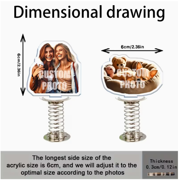 Personalized Acrylic Photo Orn - Home Decor Pinterest ulasan dan harga