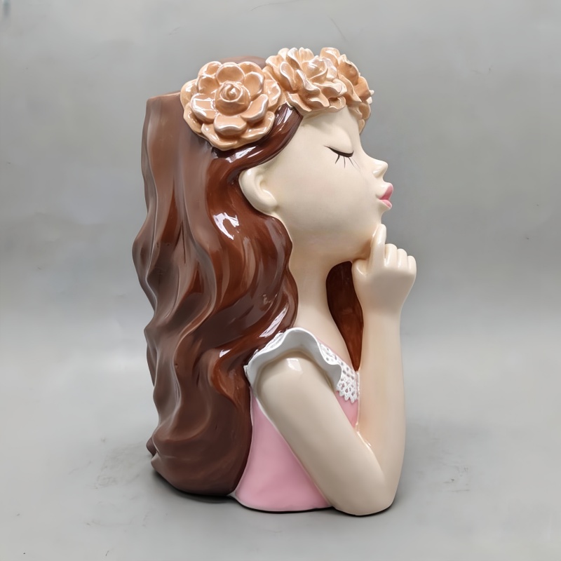 Large Fairy Girl Flower Pot Si - Succulent Planter Pot ulasan dan harga