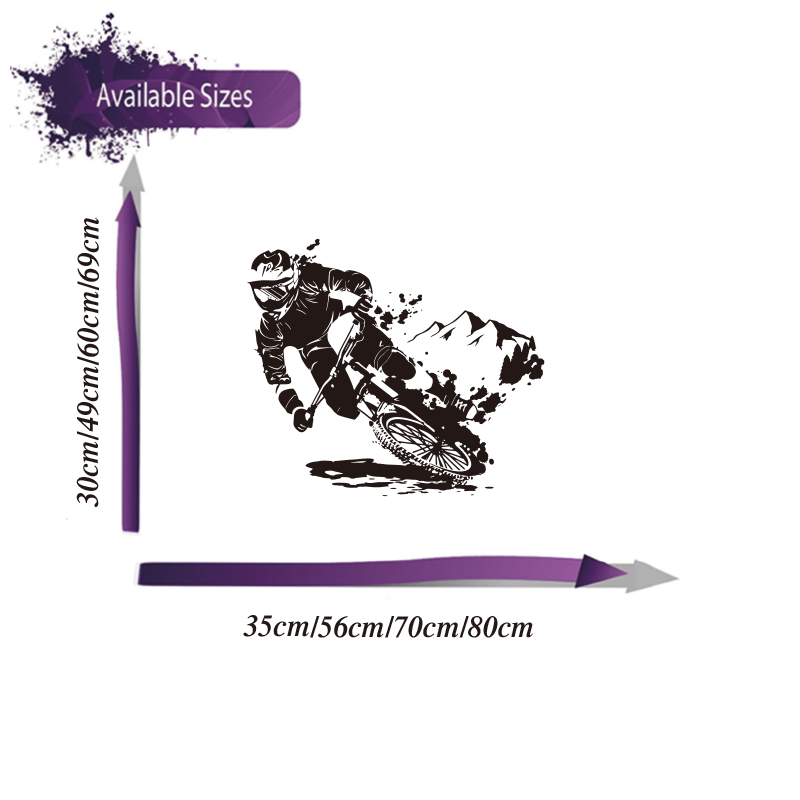 Modern MTB Dirt Bike Extreme S - Home Decor Vinyl Flooring ulasan dan harga