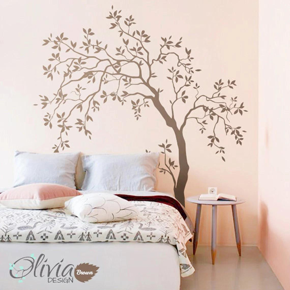 Large Tree Wall Sticker Baby N - Home Decor Vinyl Flooring ulasan dan harga