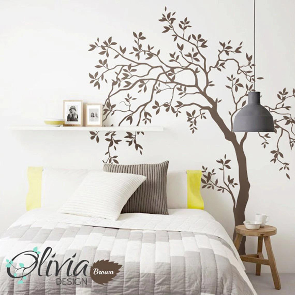 Large Tree Wall Sticker Baby N - Home Decor Vinyl Flooring ulasan dan harga
