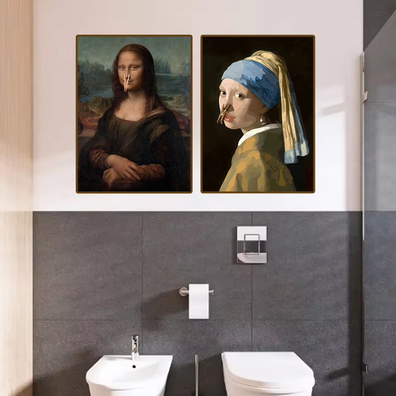 1pc Funny Abstract Bathroom To - Home Decor Trends ulasan dan harga