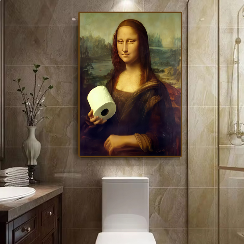 1pc Funny Abstract Bathroom To - Home Decor Trends ulasan dan harga